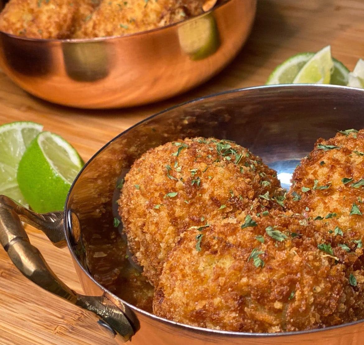 Alabao Eats fried fritters with lime for Cape Coral delivery